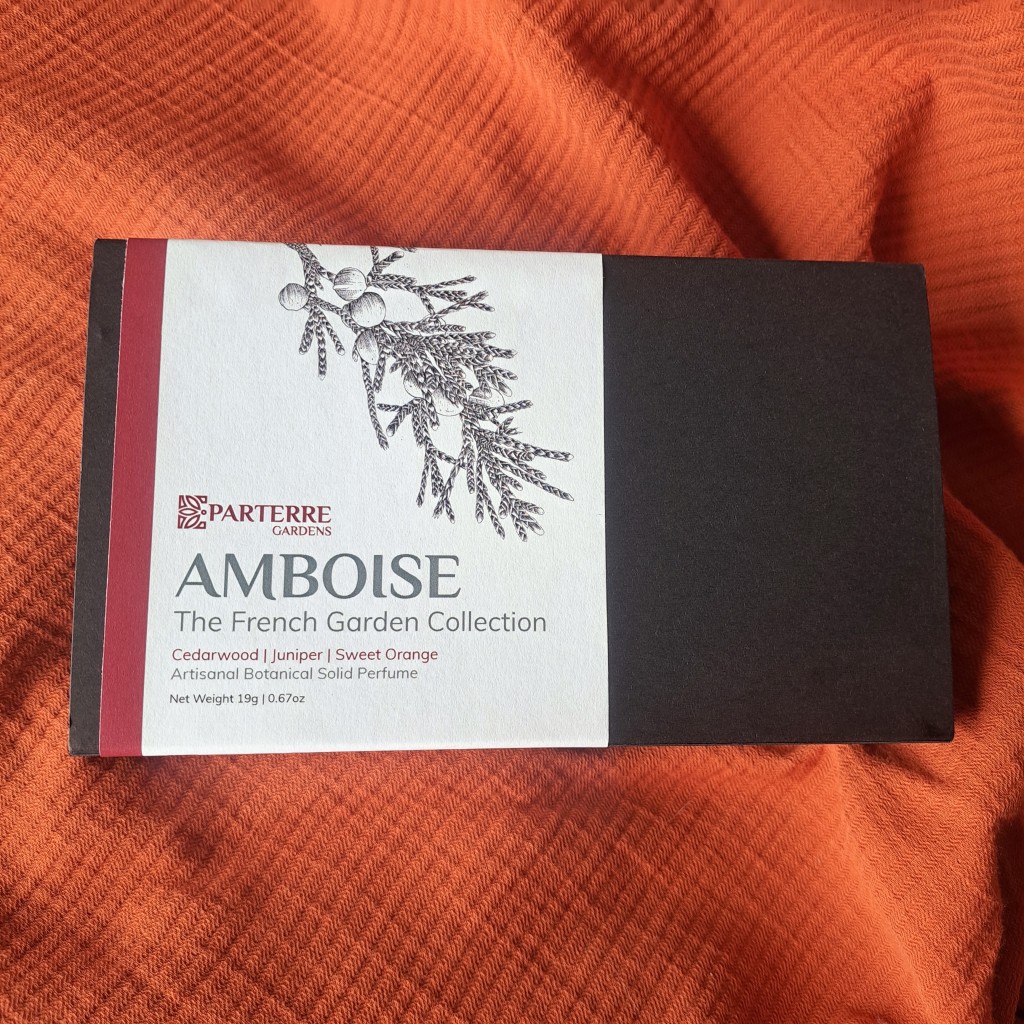 The Amboise perfume box, sealed